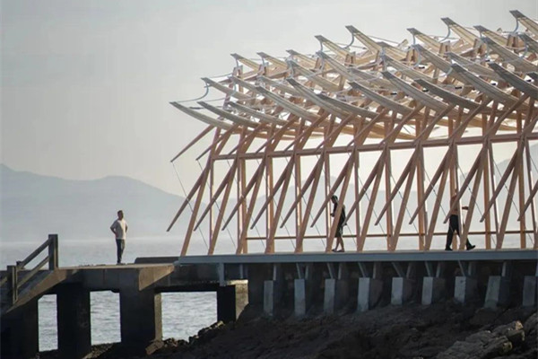 棲城設計｜海邊小島上的浪漫長亭